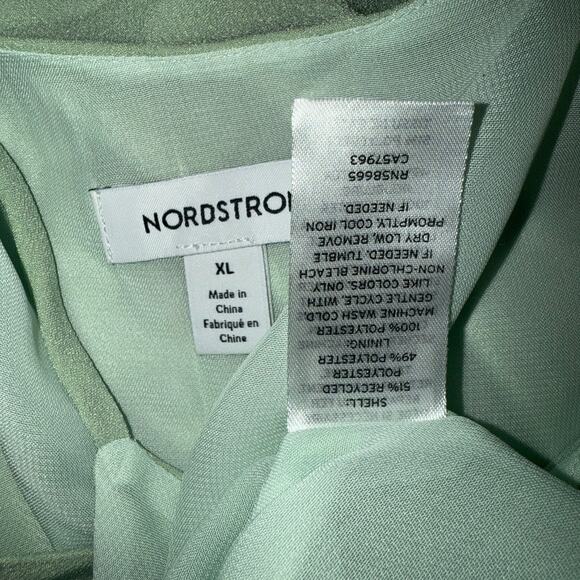 new Nordstrom XL cami top mint flounce drapey TS 307848 - Picture 2 of 9